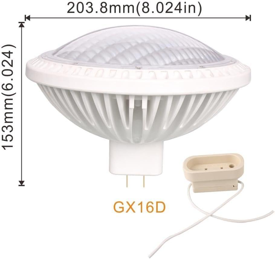 BAOMING BAOMING PAR64 LED Bulb Replace Traditional 500w PAR64 1206300K 40W DIMMABLE120V GX16D