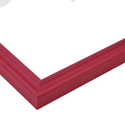 ArtToFrames ArtToFrames Wood Picture Frame 2WOM0066-60823-YRED-11.75x27.25 inch Red Stain on Red Oak