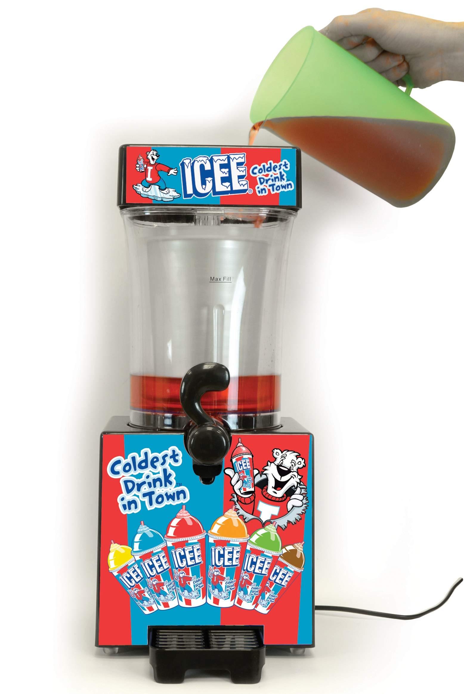 iscream iscream Genuine ICEE Brand Counter-Top Sized ICEE Slushie Maker - Spins Your Pre-Chilled Ingredients with Your Ice into ICEE Slushies!