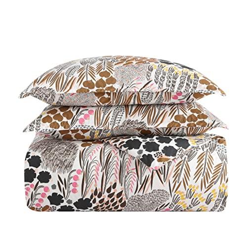 Marimekko MARIMEKKO - Queen Duvet Cover Set, Cotton Percale Bedding with Matching Shams, All Season Home Decor (Pieni Letto Multicolor, Queen)