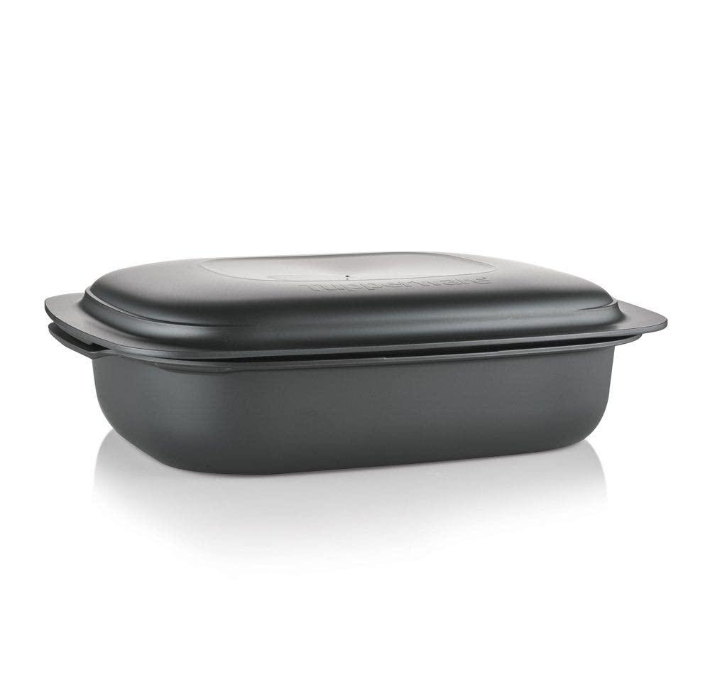 Tupperware Tupperware Ultra Pro Oval Oven Safe 3.5qt /3.3 L Lasagna Casserole Microwave New Cosmos Black