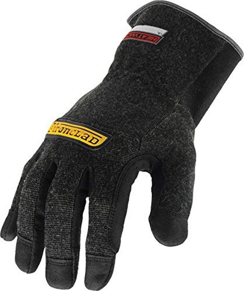Ironclad Ironclad HEATWORX REINFORCED; Heat and Cut Resistant Gloves, Palm Heat Protection Rated up to 450°F, (1 Pair), Black