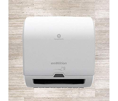 enMotion Georgia Pacific Enmotion 59437 Impulse 8 Automated Touchless Paper Towel Dispenser, Translucent White