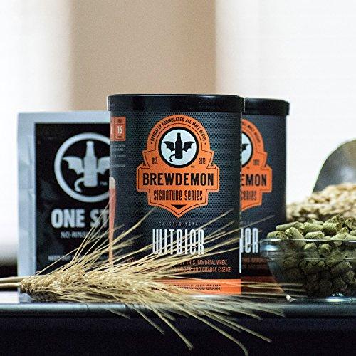 BrewDemon BrewDemon 2 Gal. Twisted Monk Witbier Beer Recipe Kit - Makes a Wicked-Good 4.6% ABV Batch of Craft Brewed Signature Beer