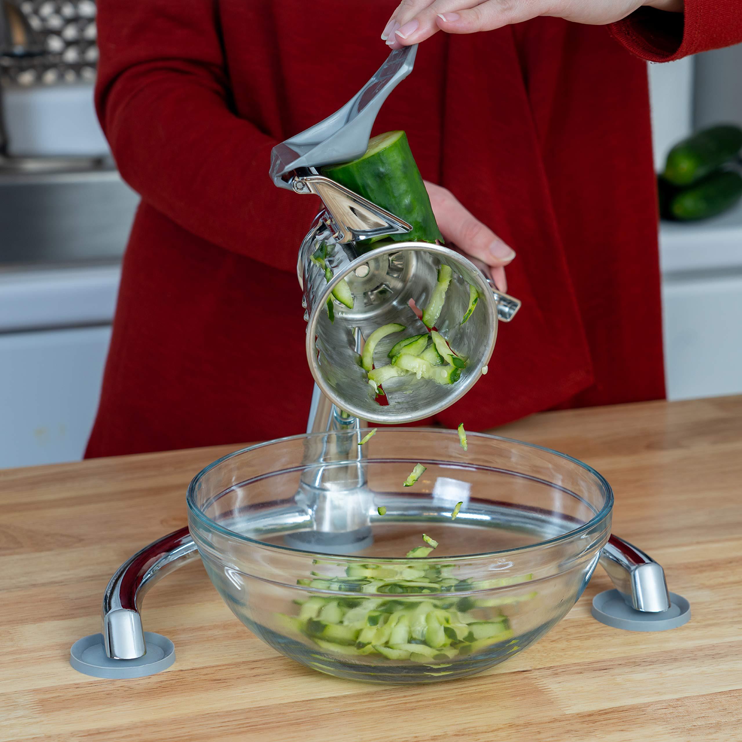 Maxam Maxam Vegetable Chopper, Dynamic Food Processor with Stainless-Steel Shredders