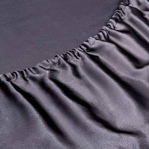 Impression Bedding Silk Satin Sheets Set | Silk Satin Sheets Set Super Queen | Super Queen Sheets Set Navy Blue | Silk Fitted Sheet 24 Inch Deep Pocket | 4 Pc Sheet Set | Silk Flat Sheet & Pillowcases Set.