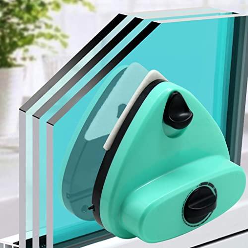 JTKDL JTKDL Magnetic Window Cleaner Double Side Glass Wiper for High-Rise Double Glazed Window with Thickness 0.6\"-1.6\" (15-40mm) 6-Files Adjustable Magnetic Window Cleaning Tool