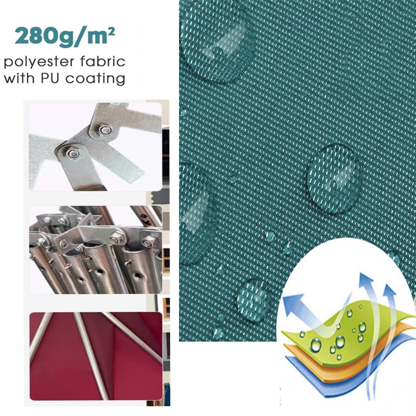 HomeLoft Basics Window Door Awning Canopy| Entry Door Front Door Awning for Sun Shutter, UV, Rain, Snow Protection,Fully Assembled(Color:Dark Green,Size:135x60x60cm)