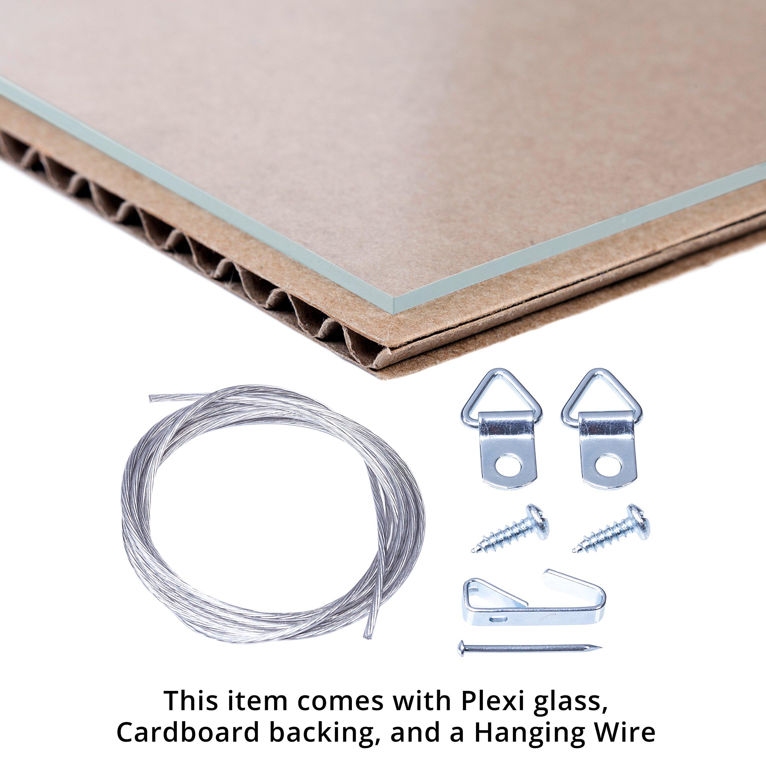 ArtToFrames ArtToFrames Collage Photo Frame Double Mat with 4-8x10 Openings with Satin Black Frame and Seashell mat.