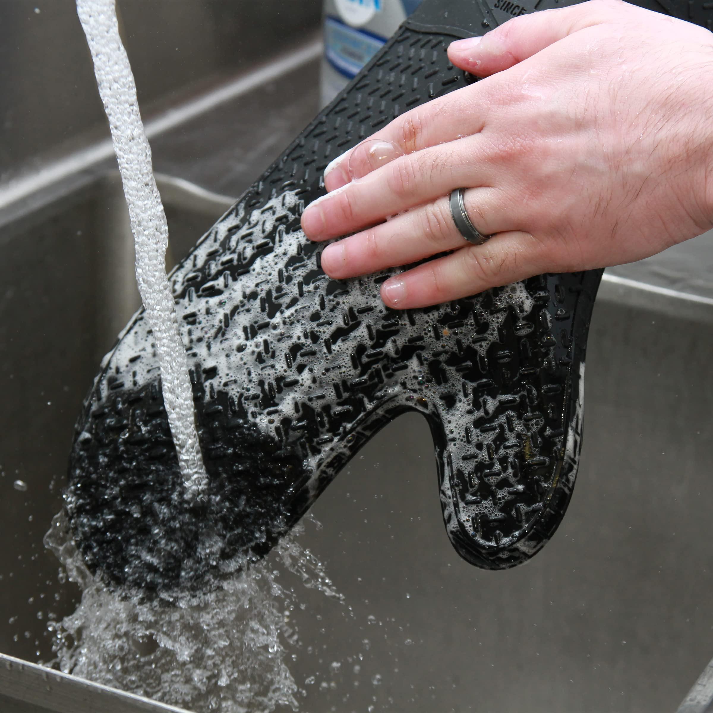 Ritz Silicone Oven Mitt, Black