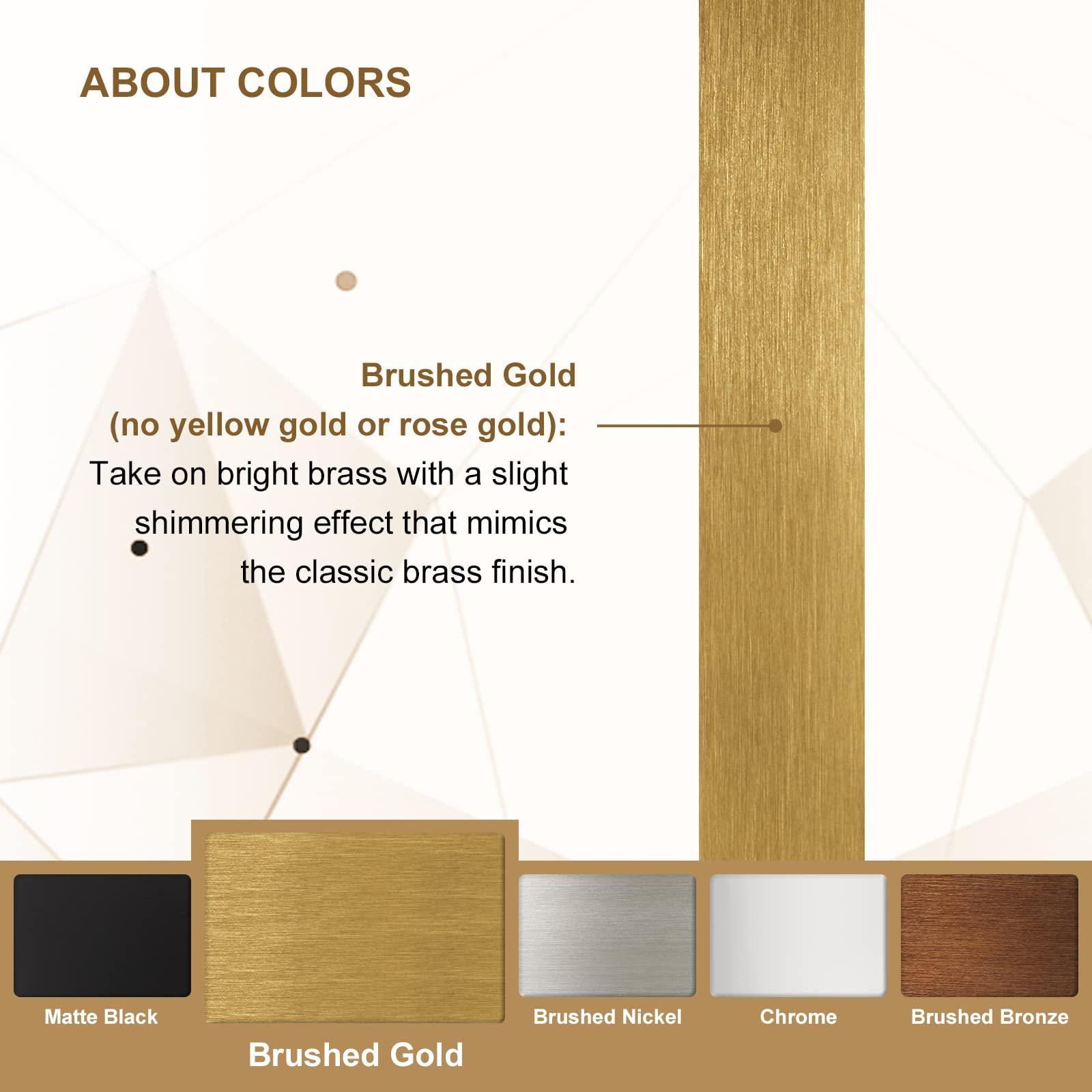 ANDY STAR ANDY STAR Gold Oval Mirror, Oval Pivot Bathroom Mirror, Brushed Gold Oval Pivot Mirror Bathroom Stainless Steel Metal Frame Tilting Vanity Wall Mirror Hangs Vertical