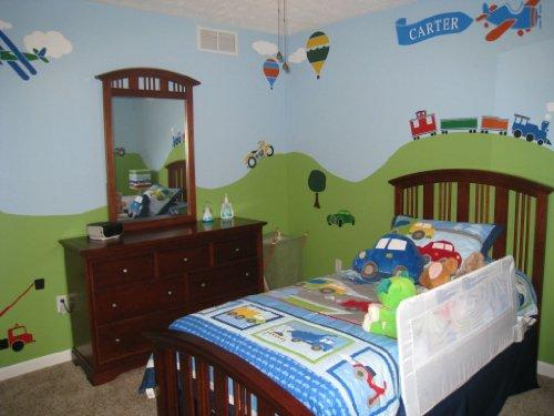 My Wonderful Walls Car Stencil for Painting Cars on Walls and Furniture on a Boys Wall Mural