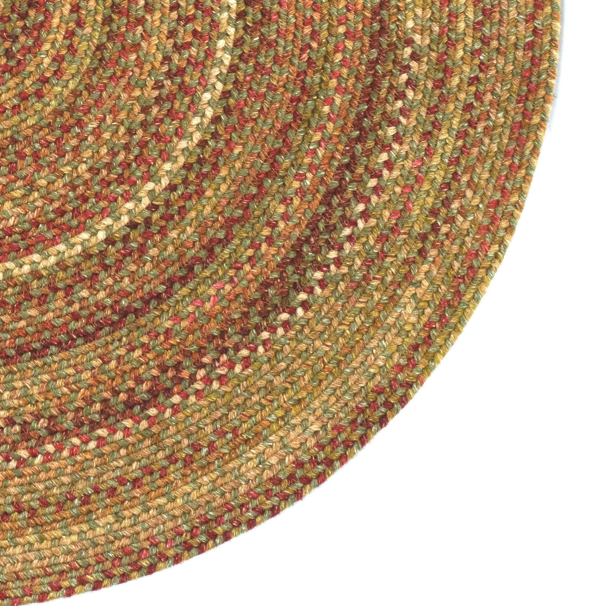 Capel Capel American Heritage Foliage 4' 0" X 6' 0" Oval Braided Rug