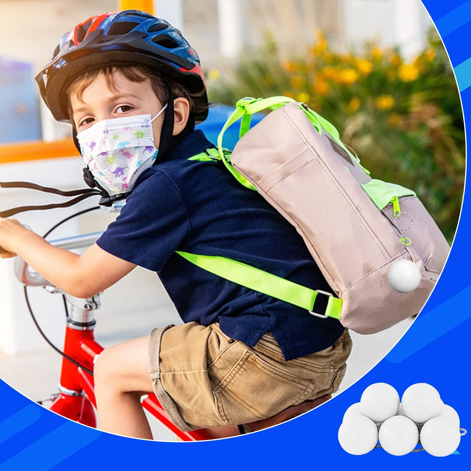 Ocbewua 24 Pack Volleyball Keychains,Volleyball Party Favors Supplies,Mini Volleyball Stress Ball Keychains,Sports Ball Keychains,School Carnival Reward,Party Bag Gift Fillers for Boys Girls Kids (Volleyball)