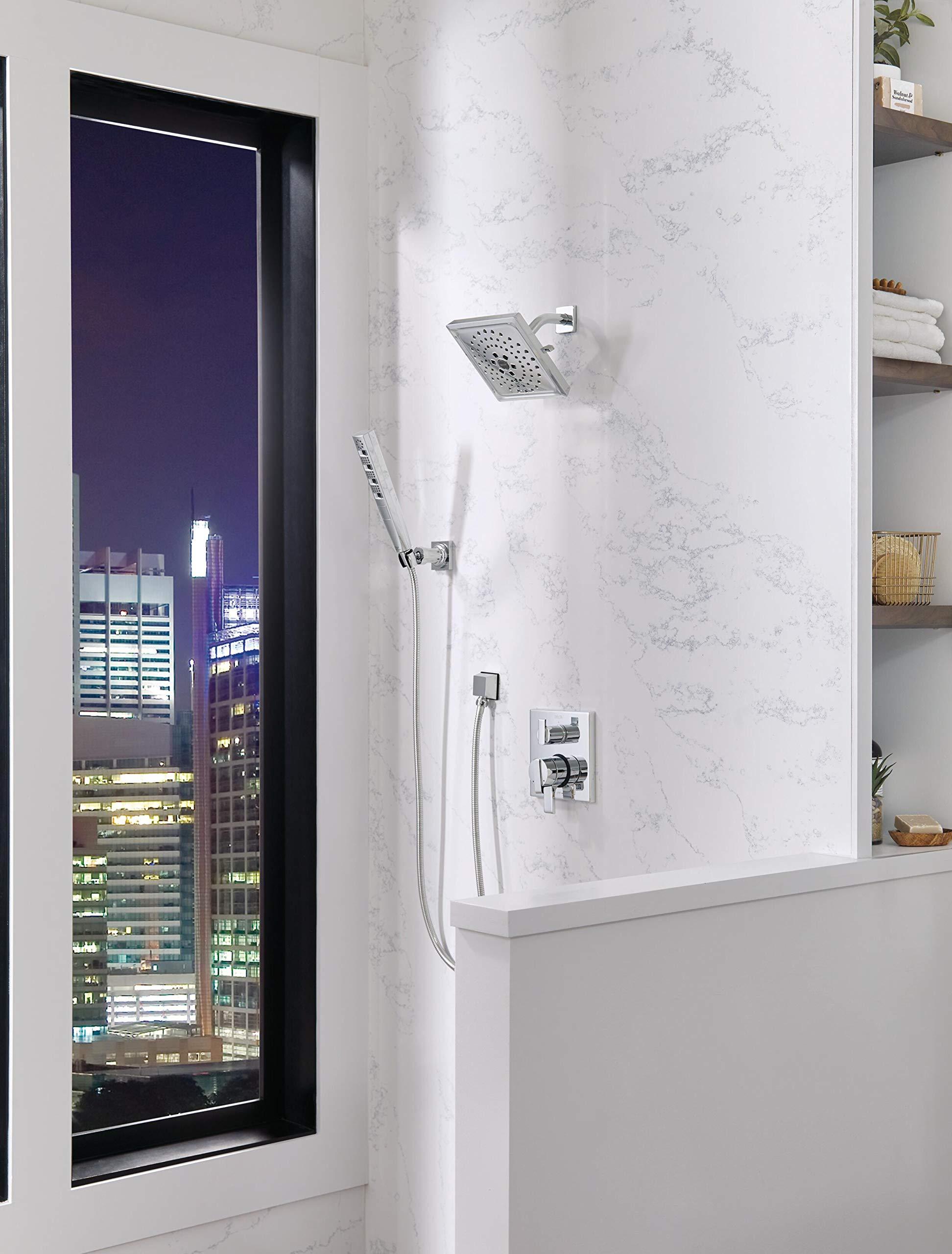 DELTA FAUCET Delta Faucet Ara 17 Series 6-Setting Integrated Diverter Valve Trim Kit, Chrome Diverter Valve Trim Kit, Shower Trim Kit, Chrome T27967 (Valve Not Included)