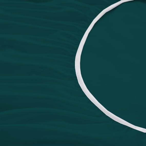 RECCI RECCI 4 Piece Sheet Set 100% Egyptian Cotton 1000 Thread Count Extra Super Soft Sateen Weave Bed Sheets 16\" Inch Deep Pocket, California King Size - Teal Solid