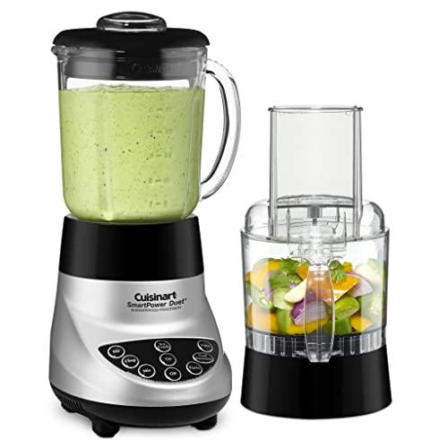 Cuisinart Cuisinart BFP-703BC Smart Power Duet Blender/Food Processor, Brushed Chrome, 3 cup, count of 6