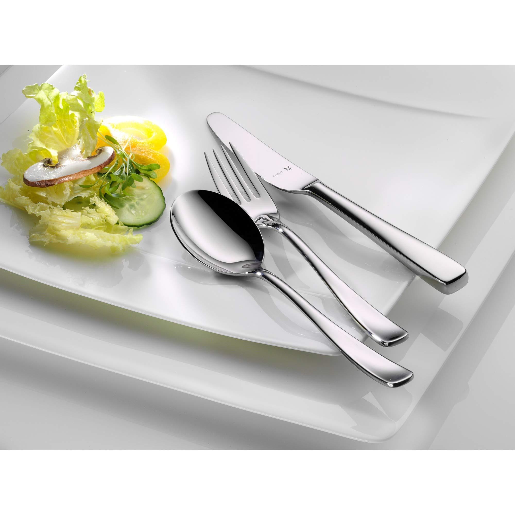 WMF WMF Ambiente Cromargan Protect Cutlery Set for 12 People, Silver, 66-Piece