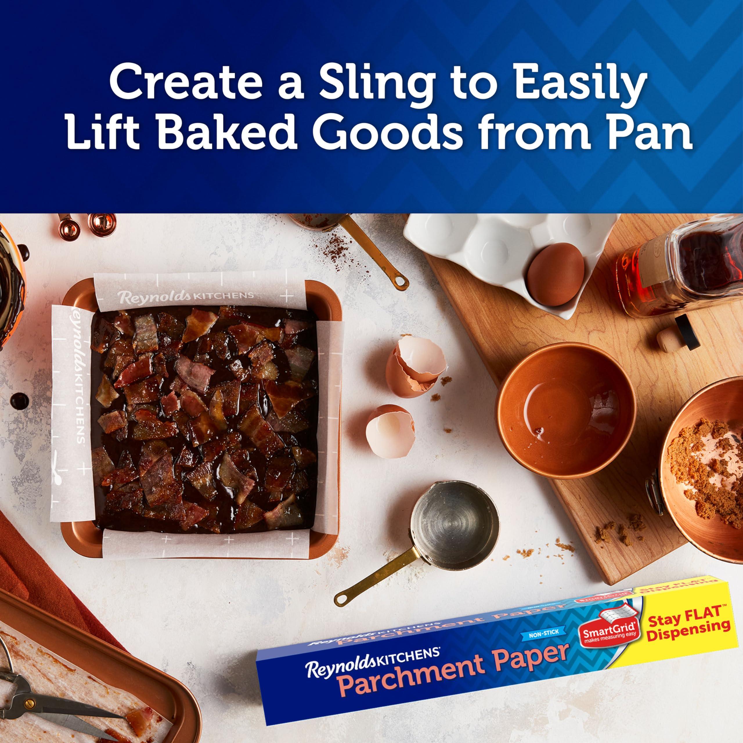 Reynolds Reynolds Kitchens Stay Flat Parchment Paper with SmartGrid, 45 Square Feet