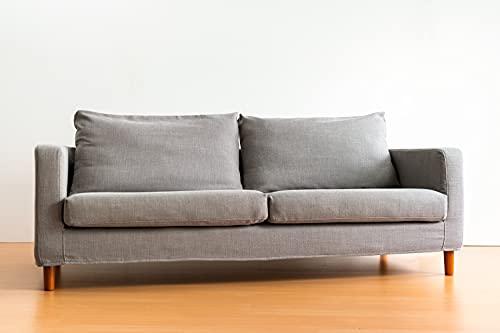 Comfort Works Comfort Works Custom Karlstad Sofa Covers, Replacement for IKEA Karlstad 3-Seater Sofa (3-Seater - Medium Grey)