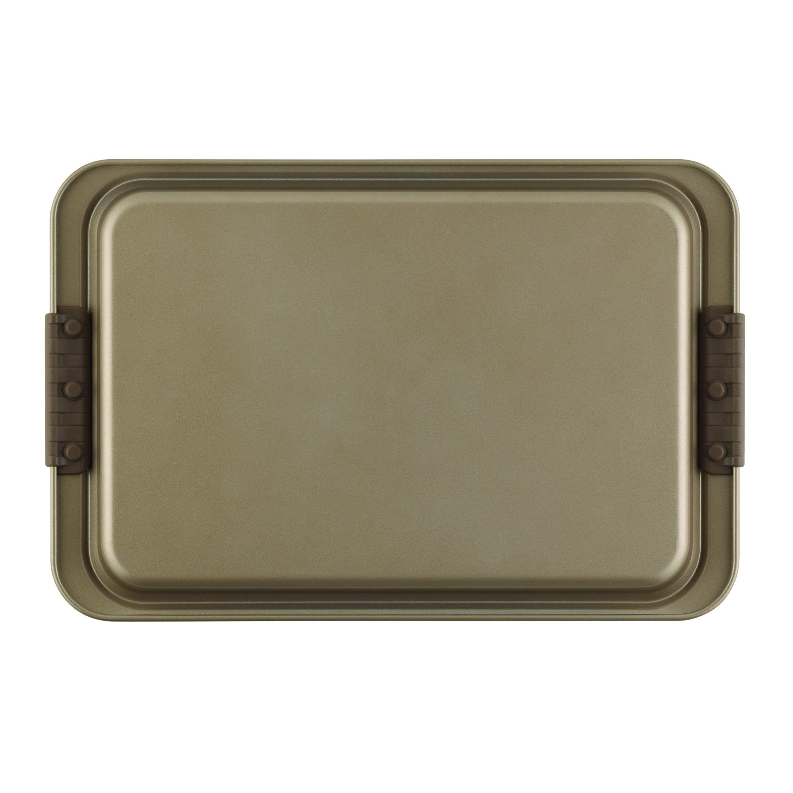 Anolon Anolon Bronze Nonstick Baking Sheet / Cookie Sheet / Cookie Pan with grips - 10 Inch x 15 Inch, Brown