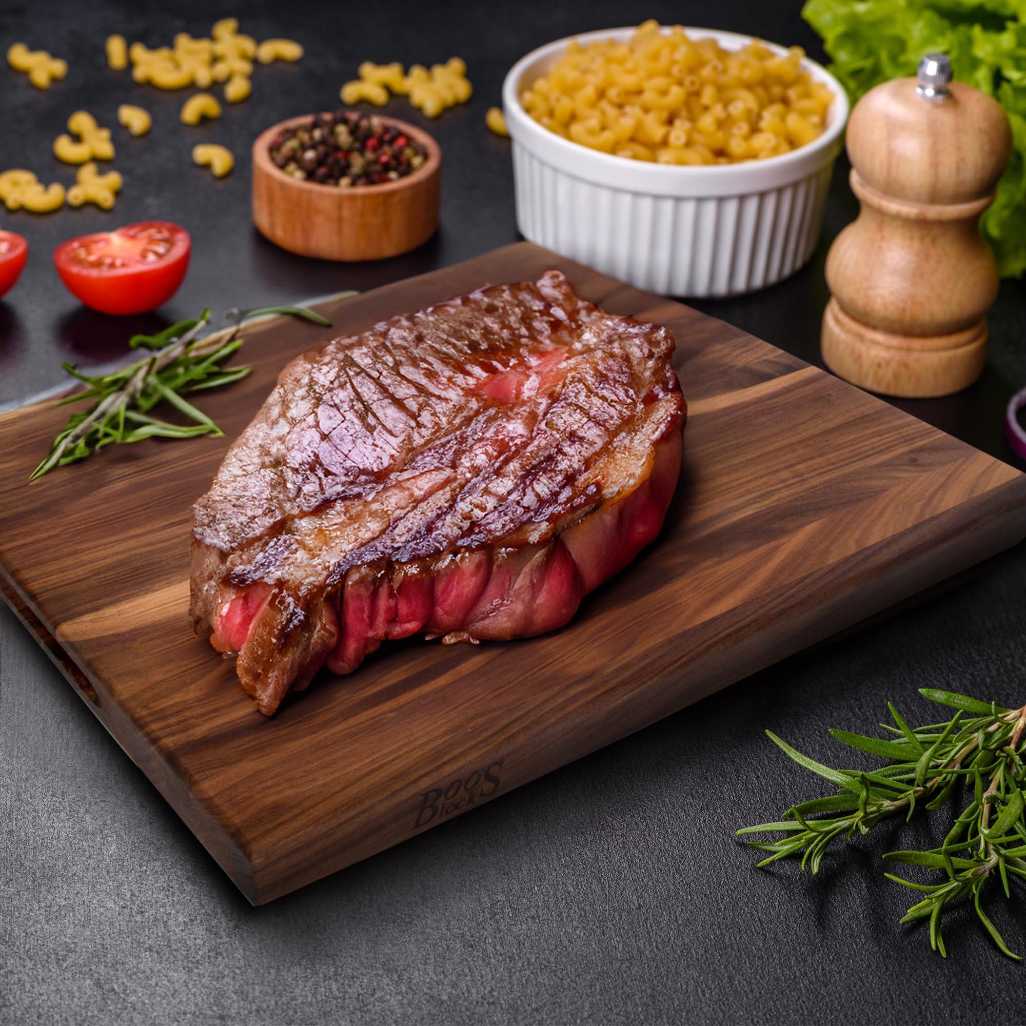 John Boos John Boos Block R-Board Reversible Wood Cutting Board, 24\"x18\"x1.5\", Walnut