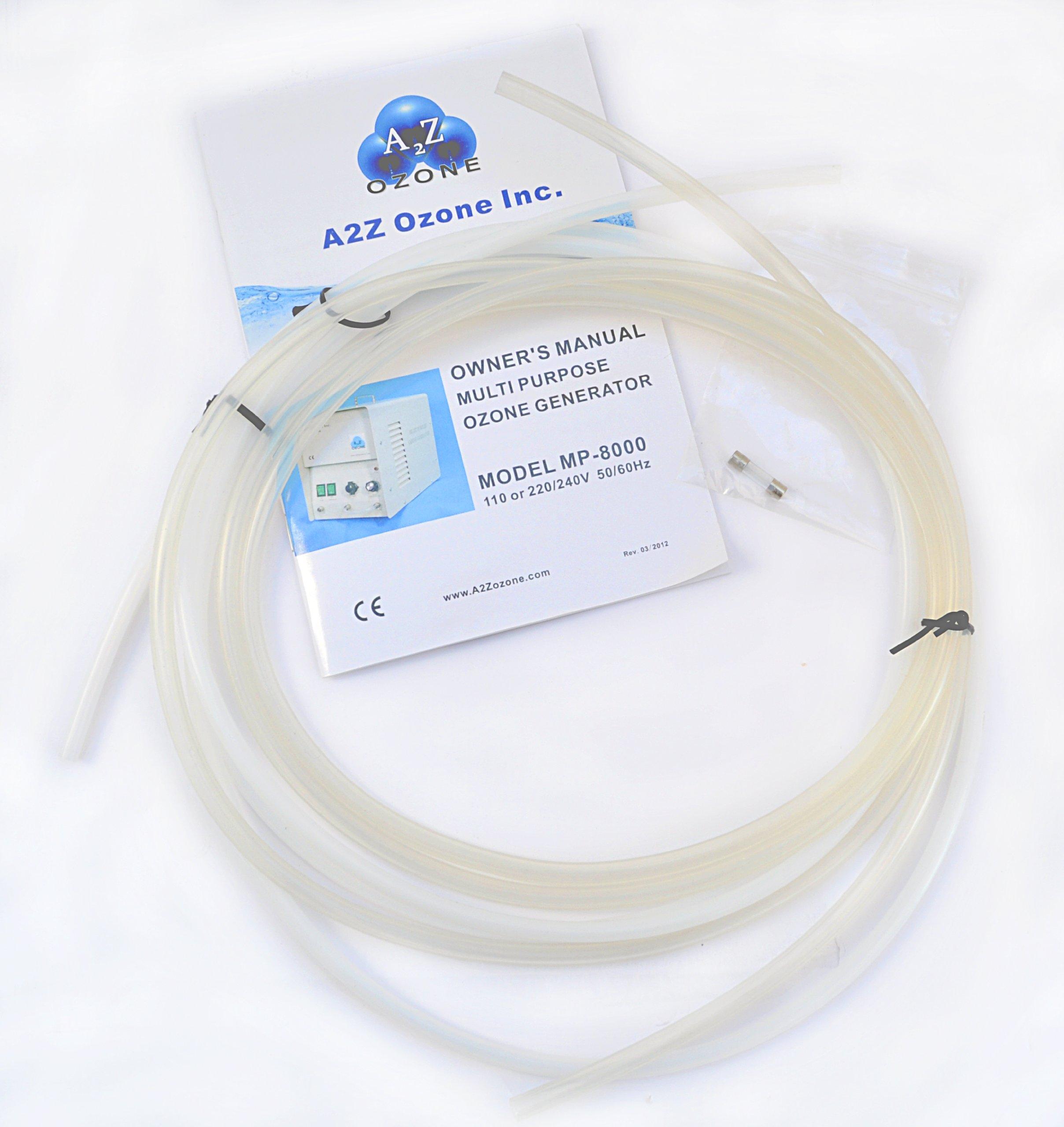 A2Z Ozone MP 8000 Ozone Generator Suitable for Ponds, Wells, up to 8000mg/hr with optional oxygen hook-up, Light-weight, Portable