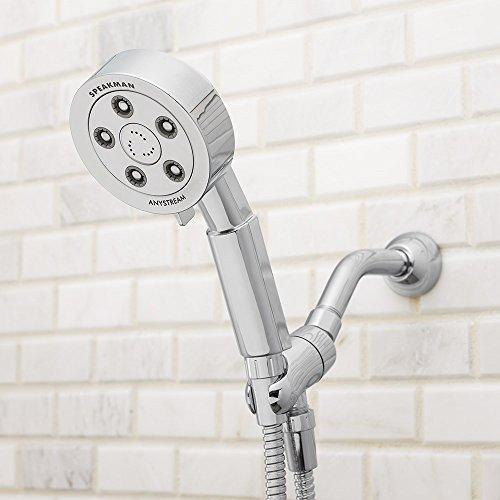 Speakman Speakman VS-3010 Neo Anystream High Pressure Handheld Shower Head with Hose, Polished Chrome, 2.5 GPM