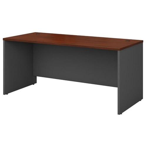 Bush Furniture Bush Furniture Series C 2 Piece 66\" Desk Shell and 3 Drawer Mobile Pedestal Set in Cherry