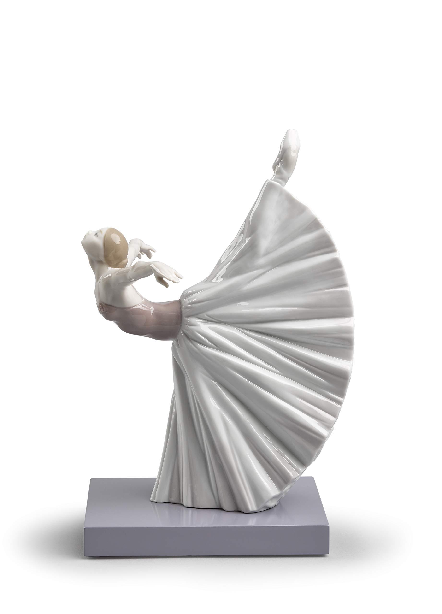 LLADR LLADR Giselle Arabesque Ballet Figurine. Porcelain Ballerina Figure.