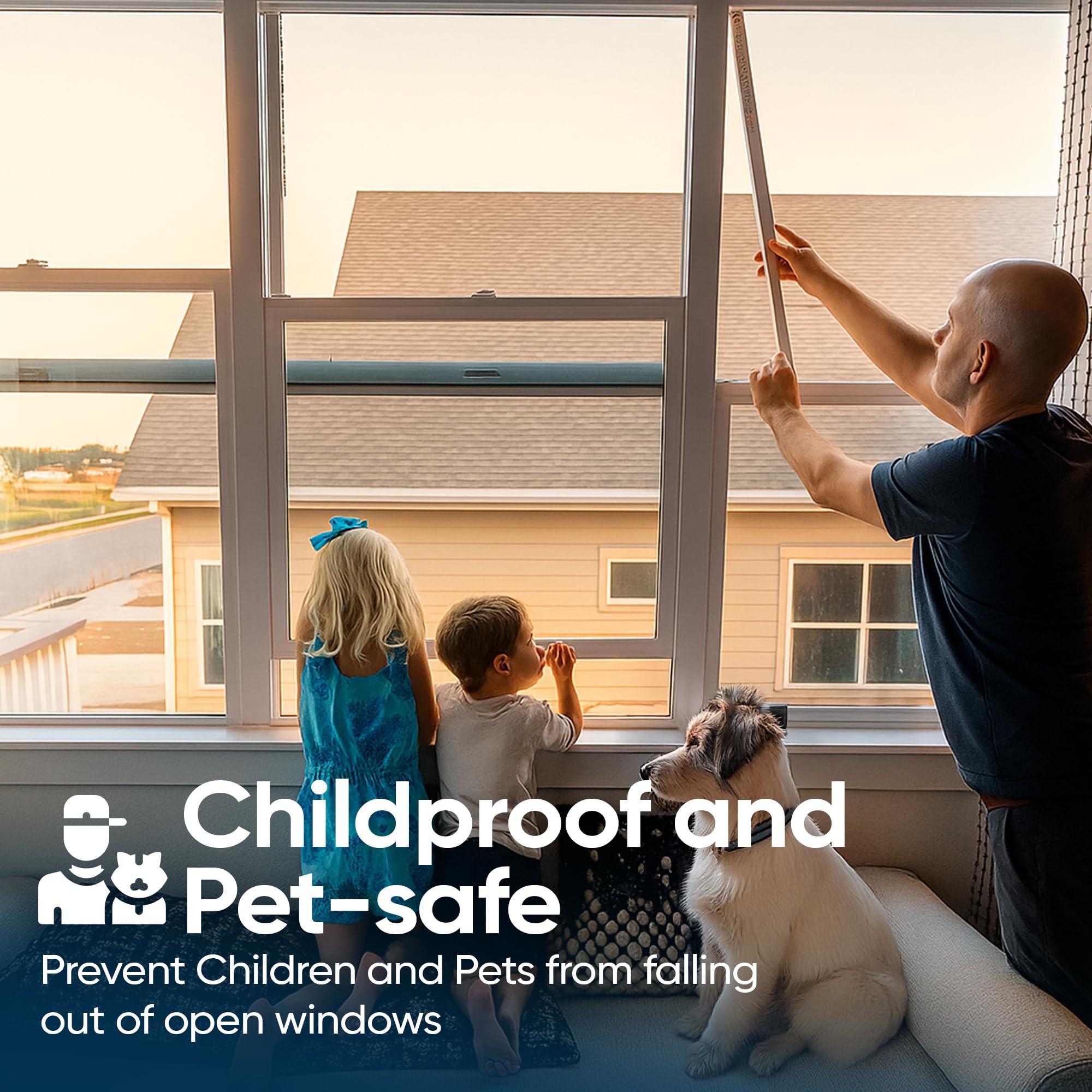 The Lock-It Block-It The Lock-it Block-it Extra Long (1 Device) Home Security Adjustable Window Security Bars/Window Lock Bar, Security Bar for Sliding Glass Door, Child Safety Lock & Sliding Patio Door Security Bar