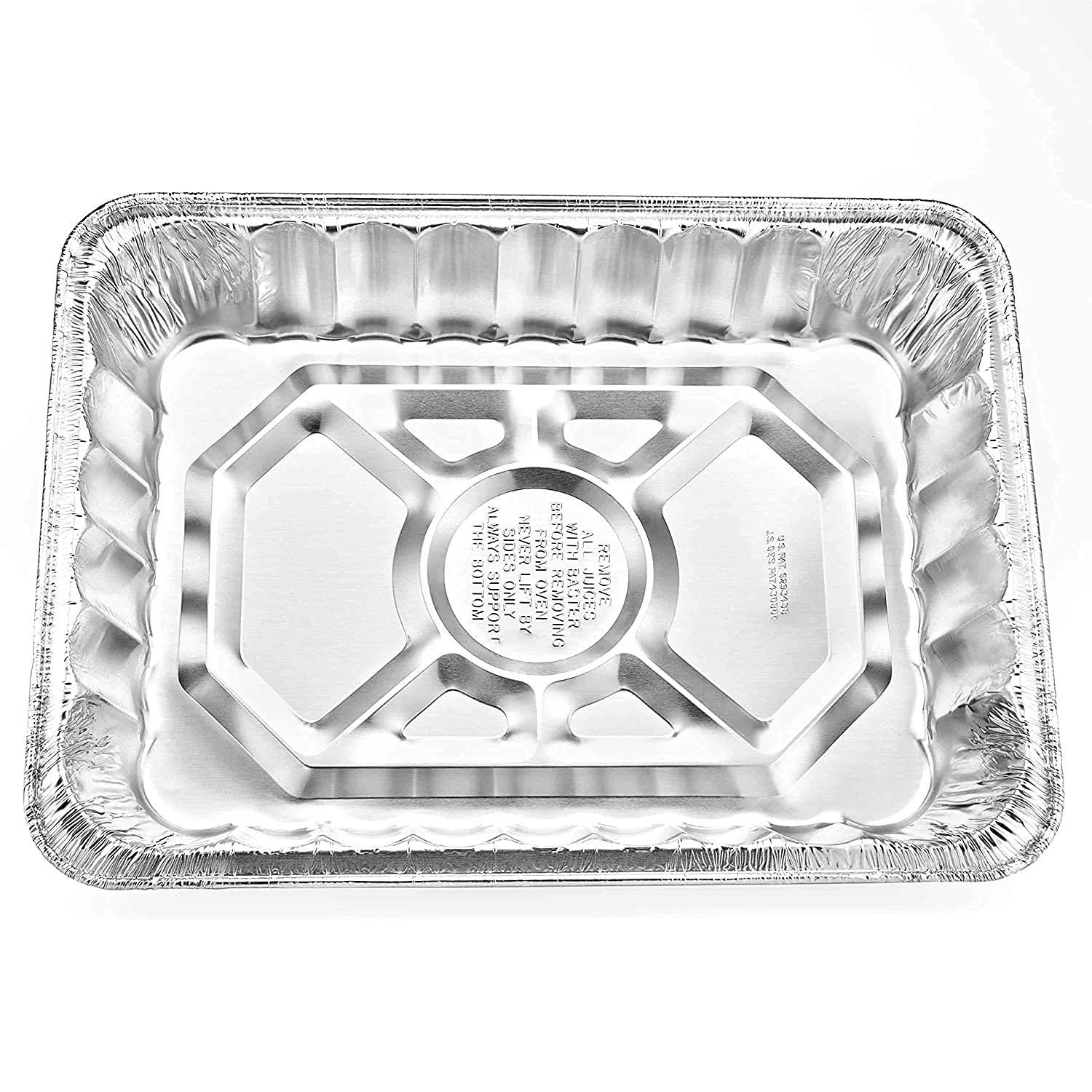 Nicole Fantini Large Rectangle Rack Aluminum Roaster with No Lids (100)