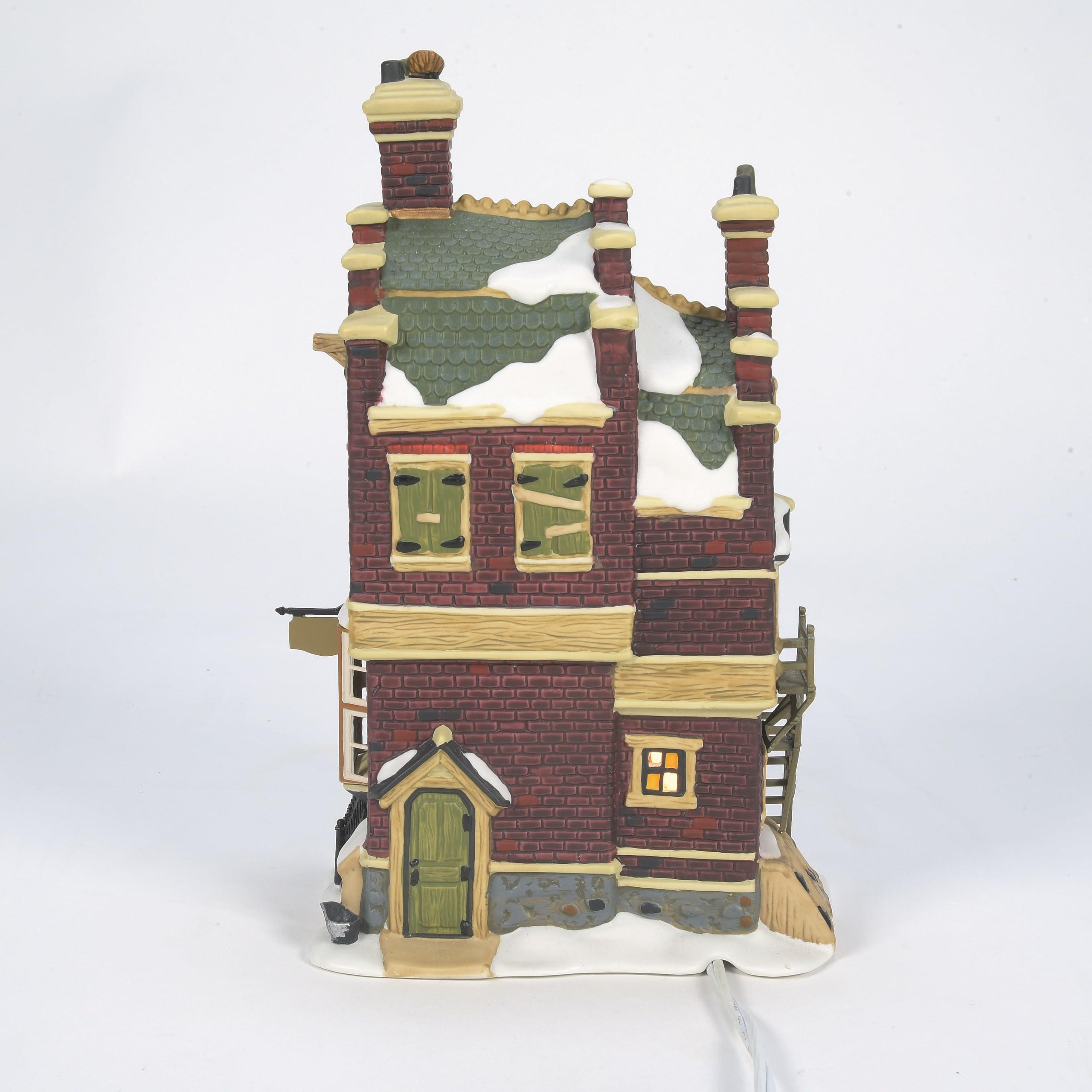 Department 56 Department 56 Porcelain Dickens\' Village Scrooge and Marley Counting House Lit Building, 9.65, Multicolor