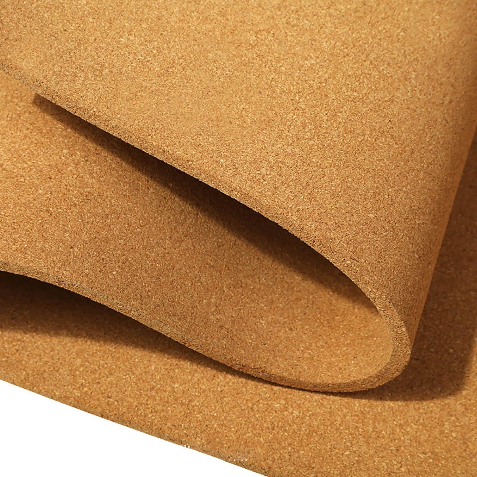 LYZLPHLL Cork Boards for Walls, Bulletin Board Sheet, Large Cork Board, Notice Boards for Home, Cork Rolls 1/3\" 1/4\" Thick, for DIY Supplies Home (Color : Thick 6mm, Size : 0.6mx1m(2ftx3.3ft))