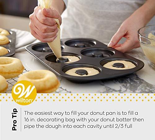 Wilton Wilton Non-Stick 6-Cavity Donut Baking Pans, 2-Count