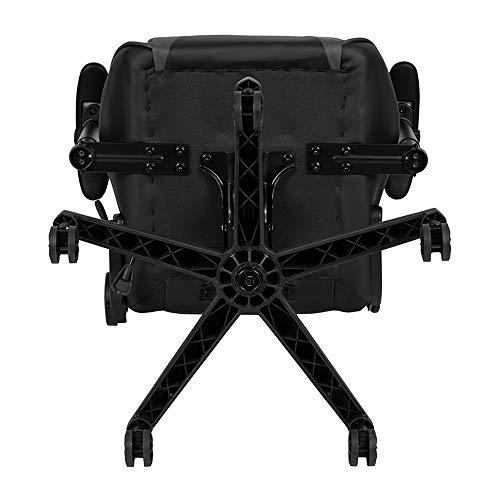 Flash Furniture Flash Furniture X20 Gaming Chair Racing Office Ergonomic Computer PC Adjustable Swivel Chair with Fully Reclining Back in Gray LeatherSoft