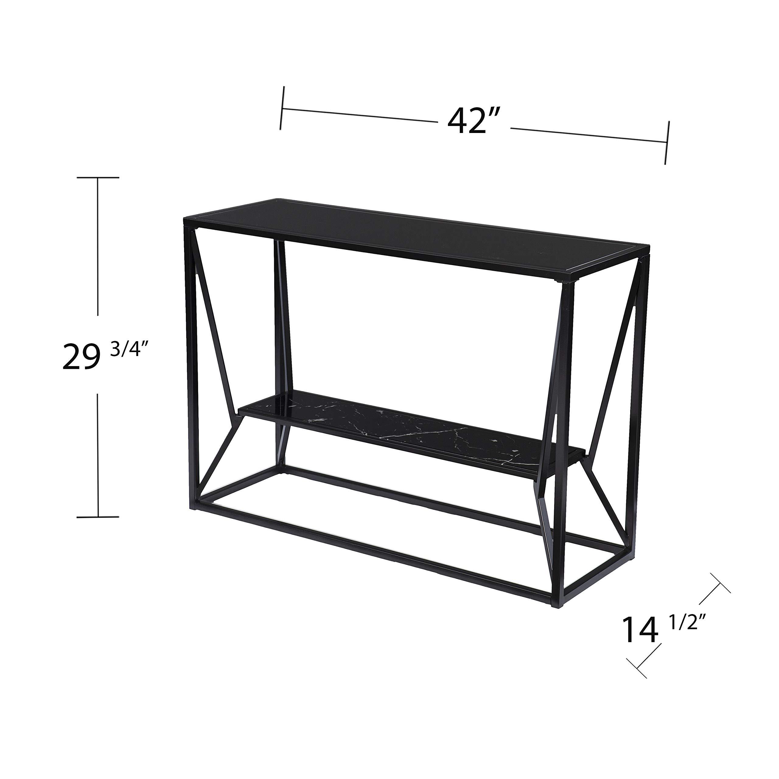 SEI Furniture SEI Furniture Argall Console Table, Black