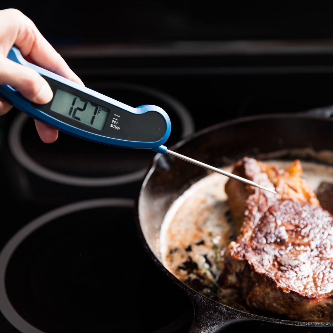 Lavatools Lavatools Javelin PRO Duo Ultra-Fast 1-Second Professional Digital Instant Read Meat Thermometer for Grill and Cooking, Auto-Rotating Backlit Display, IP65 Water Resistant, NSF Certified Wasabi