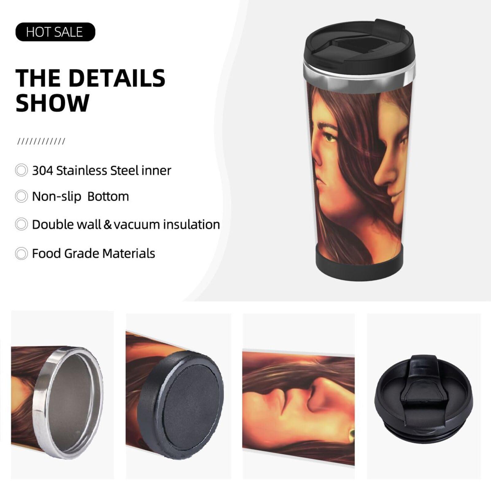 QARMAX QARMAX Emerson Music And Lake & Palmer Tumblers Stainless Steel Vacuum Insulated Cup Coffee Mug Thermal Cup