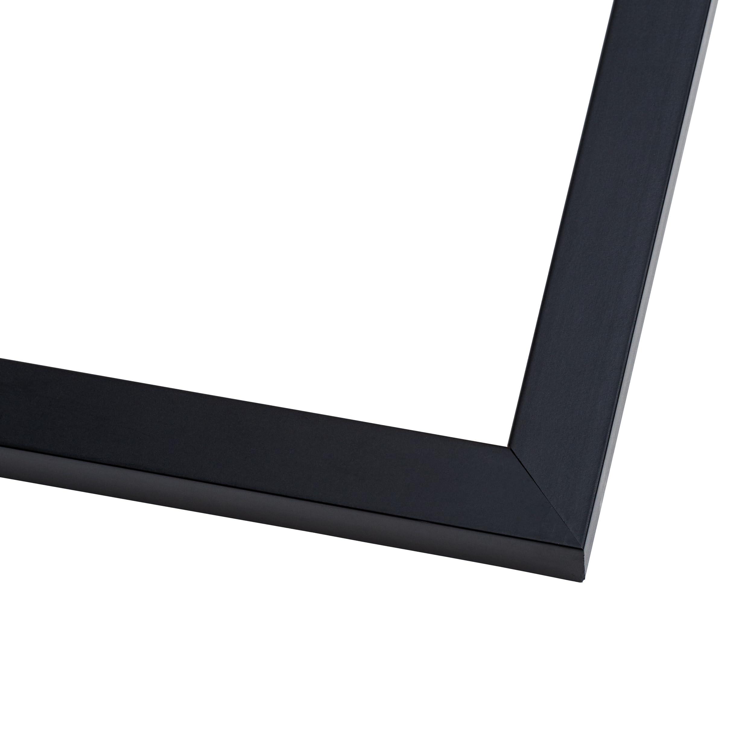 Poster Palooza Poster Palooza Comic Book Frame Wall Display with Mat for 12 Bronze Age Comics Published Between 1970 and 1985 - Black Comic Frame for 7.25x10.5 Comics