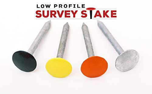 Pepperfish Survey Stake - Low Profile Survey Marker (Hi-Vis Orange)