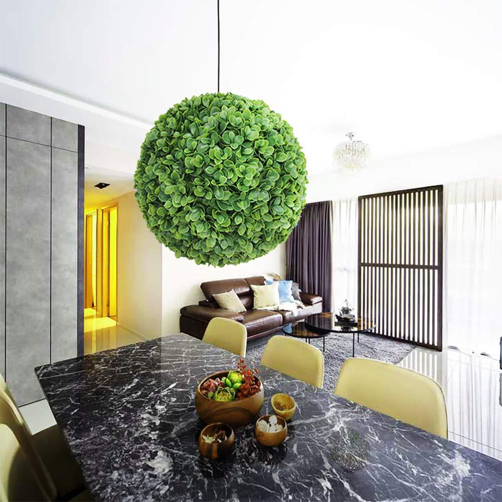 SunnyRoyal SunnyRoyal Topiary Ball Artificial Outdoor Boxwood Balls Topiary Lifelike Plants, Round Topiary for Indoor/Outdoor Decore, Lechguguilla 15 Inch, 3 Pieces