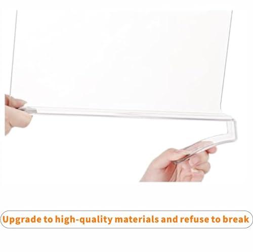 Cq acrylic Acrylic Closet Shelf Dividers - Clear Organizer for Wood Shelves,Purses and Clothes Separation,Ideal for Kitchen and Bedroom Storage,Sweater Dividers, Handbag and Clothing Organizer,Pack of 6