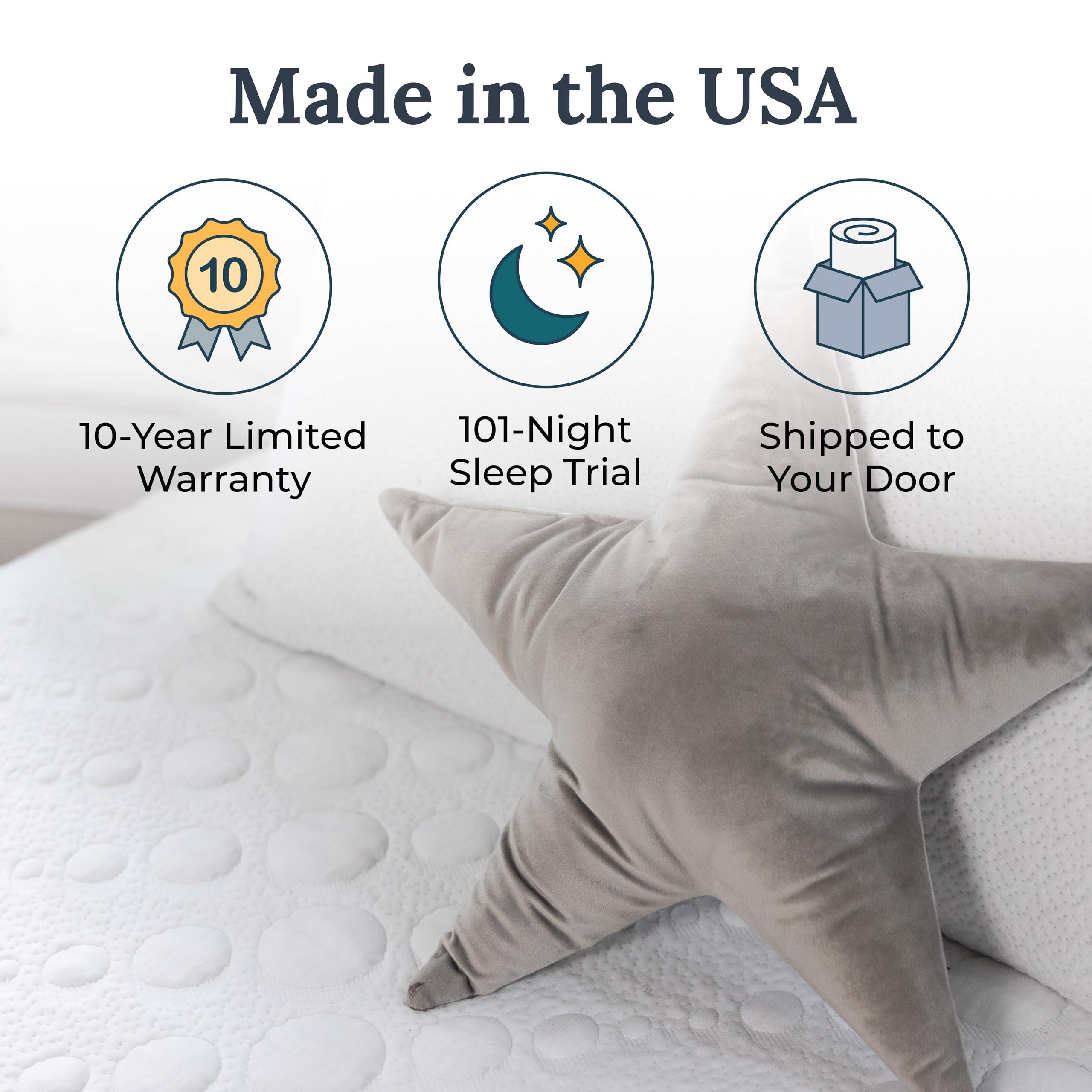 YOGASLEEP Yogabed Cool Gel Memory Foam Mattress With CertiPUR Certified Foam Core for Support, Copper Regulates Temperature & Open-Cell Foam Technology Allows Airflow & Shifts Heat Away From The Body: Twin XL