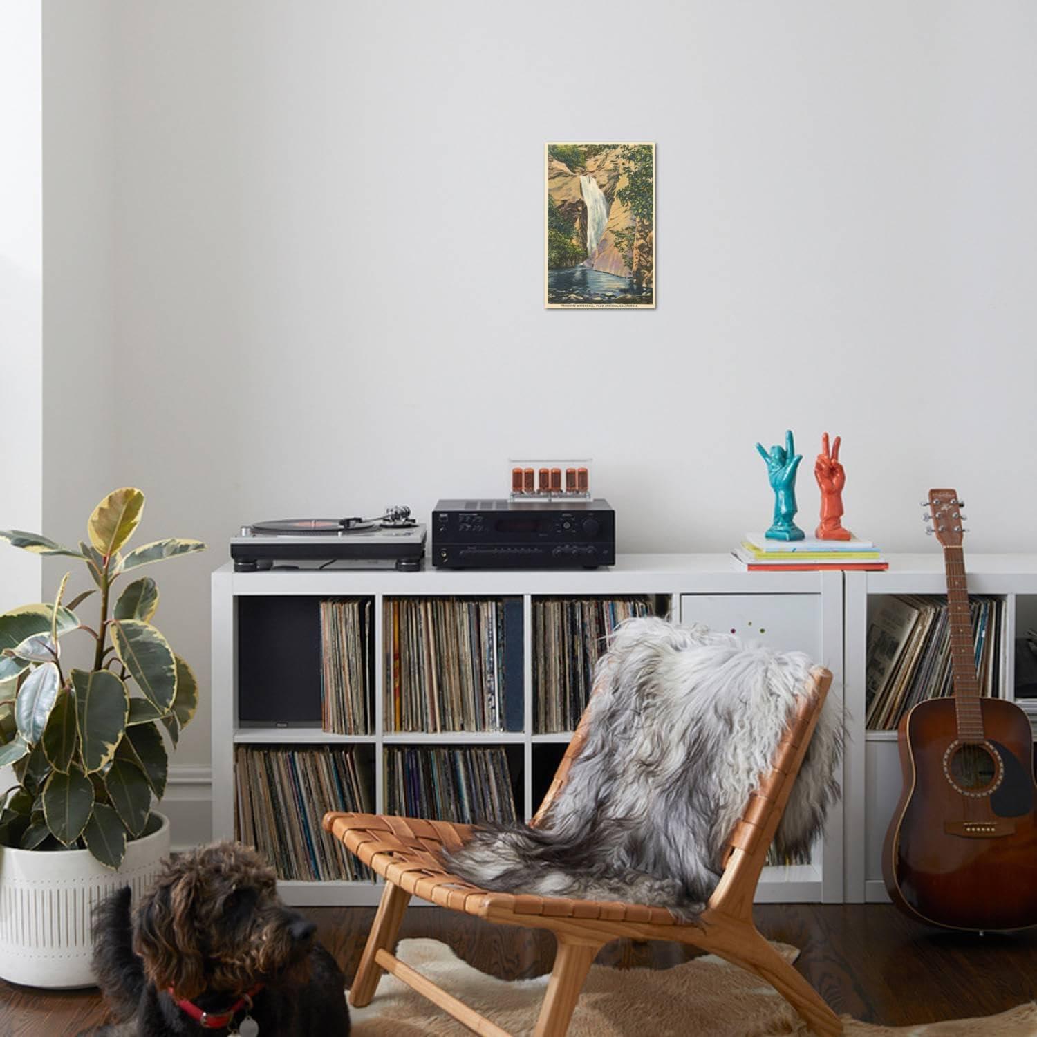 ART.COM ART.COM Wall Art Print Tahquitz Waterfall, Palm Springs, 12\" x 18\"