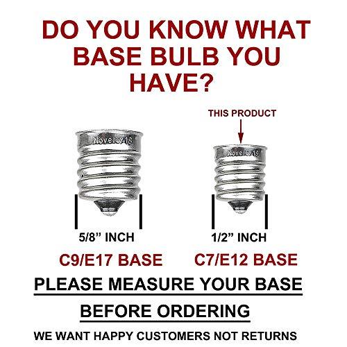 Novelty Lights Novelty Lights 25 Pack G40 Frosted White Outdoor Globe Bulbs, Light Bulbs Glass Incandescent Bulbs with 3000 Hour Lifespan, Globe String Lights Replacement Bulbs