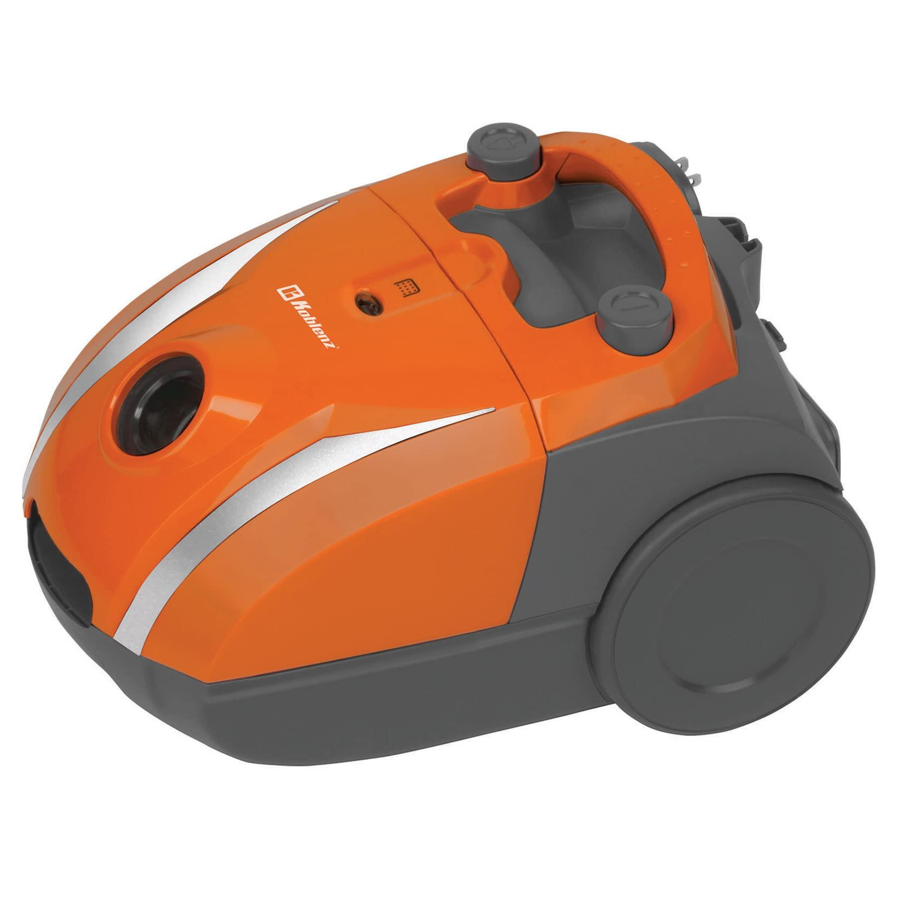 Koblenz Koblenz Canister Vacuum Cleaner-Corded, Orange/Gray