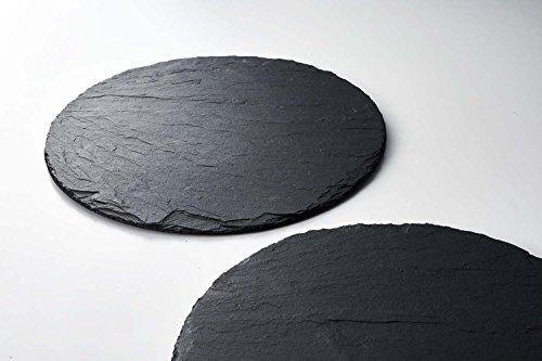 The Just Slate Company The Just Slate Company Slate Place Mats, L, Brown