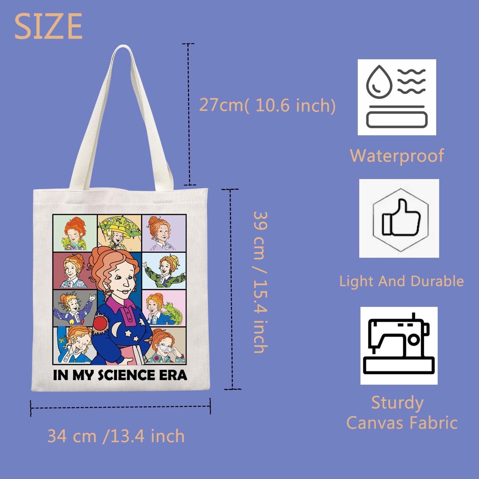 TIIMG In My Science Era Gift Magic Bus TV Show Inspired Gift Magic Enlightment Reader Gift Tote Bag (MY SCIENCE ERA)