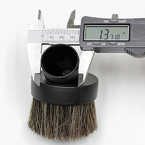 MaximalPower MaximalPower Round Vacuum Cleaner Attachment Dusting Brush Tool Replacement (2 Pack) 1.25" 1-1/4" 32mm # FA-5306-3-2pk